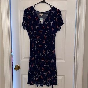 Kaileigh Arnett Faux Wrap Knit Dress